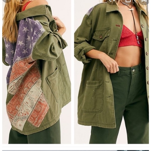 Free People Spruce Military Jacket - Picture 6 of 10